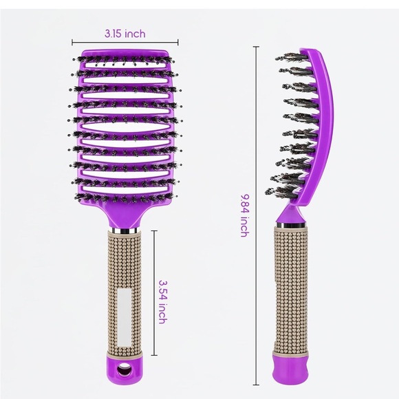 Curved Vented Hair Brush - Picture 2 of 5